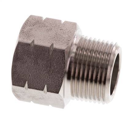 Bague réductrice en acier inoxydable 3/4'' NPT x G 3/4'' M/F 40 Bar - Hydraulique