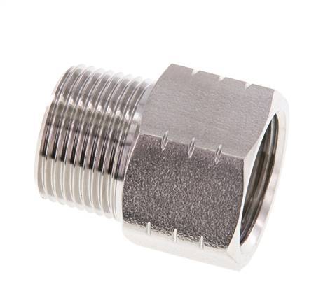 R 3/4'' x 3/4'' NPT M/F Bague réductrice en acier inoxydable 40 Bar - Hydraulique