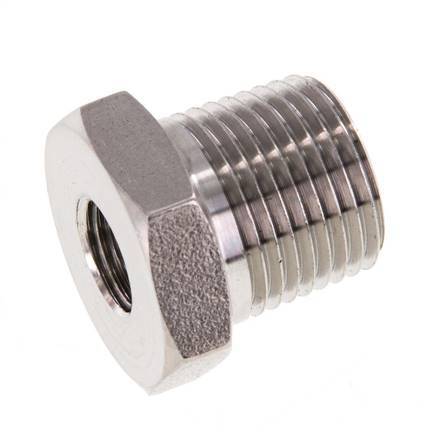 Anneau réducteur en acier inoxydable 3/8'' NPT x 1/8'' NPT M/F 210 Bar - Hydraulique