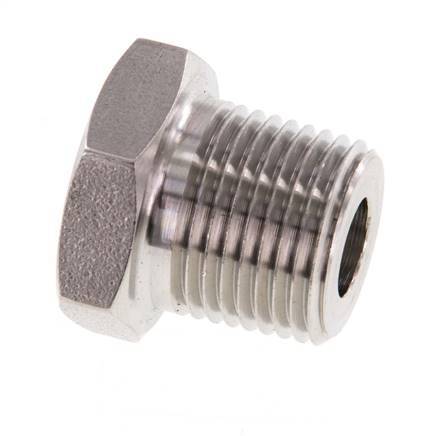 Anneau réducteur en acier inoxydable 3/8'' NPT x 1/8'' NPT M/F 210 Bar - Hydraulique