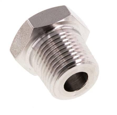 Anneau réducteur en acier inoxydable 3/8'' NPT x 1/8'' NPT M/F 210 Bar - Hydraulique