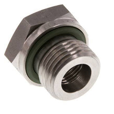 Adaptateur réducteur en acier inoxydable G 1/2'' x G 1/4'' M/F 630 Bar - Hydraulique