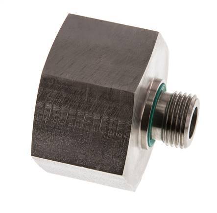 Adaptateur réducteur G 1/2'' x G 1 1/4'' M/F en acier inoxydable 400 Bar - Hydraulique