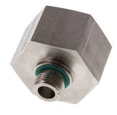 Adaptateur réducteur G 1/2'' x G 1 1/4'' M/F en acier inoxydable 400 Bar - Hydraulique