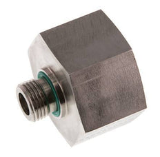 Adaptateur réducteur G 1/2'' x G 1 1/4'' M/F en acier inoxydable 400 Bar - Hydraulique