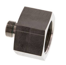 Adaptateur réducteur G 1/2'' x G 1 1/4'' M/F en acier inoxydable 400 Bar - Hydraulique