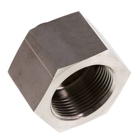 Adaptateur réducteur G 1/2'' x G 1 1/4'' M/F en acier inoxydable 400 Bar - Hydraulique