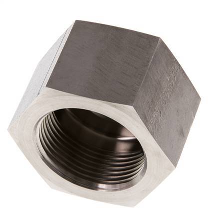 Adaptateur réducteur G 1/2'' x G 1 1/4'' M/F en acier inoxydable 400 Bar - Hydraulique