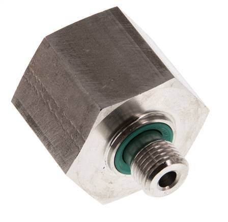 Adaptateur réducteur G 1/4'' x G 3/4'' M/F en acier inoxydable 630 Bar - Hydraulique