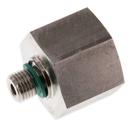 Adaptateur réducteur G 1/4'' x G 3/4'' M/F en acier inoxydable 630 Bar - Hydraulique