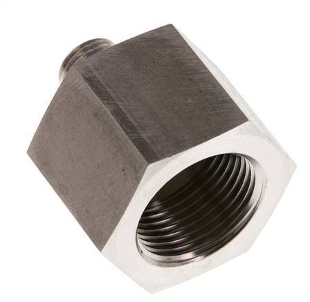 Adaptateur réducteur G 1/4'' x G 3/4'' M/F en acier inoxydable 630 Bar - Hydraulique