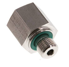 Adaptateur réducteur G 1/4'' x G 3/8'' M/F en acier inoxydable 630 Bar - Hydraulique