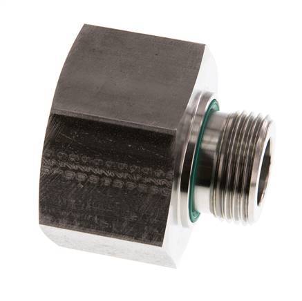 Adaptateur réducteur G 1'' x G 1 1/2'' M/F en acier inoxydable 315 Bar - Hydraulique