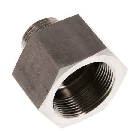 Adaptateur réducteur G 1'' x G 1 1/2'' M/F en acier inoxydable 315 Bar - Hydraulique