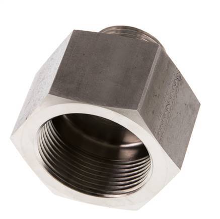 Adaptateur réducteur G 1'' x G 1 1/2'' M/F en acier inoxydable 315 Bar - Hydraulique