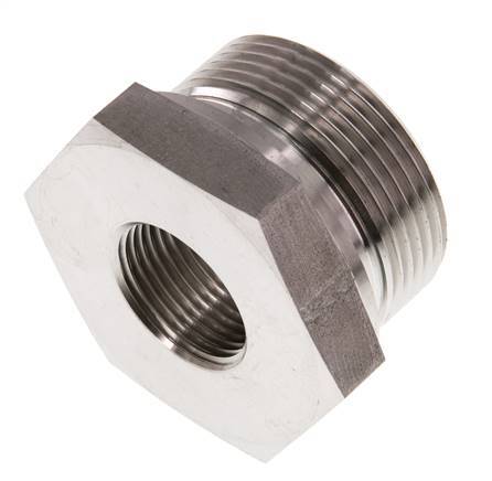Adaptateur réducteur en acier inoxydable G 1 1/2'' x G 3/4'' M/F 315 Bar - Hydraulique