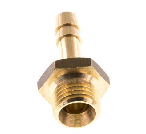 G 1/4'' Male x 6mm Brass Hose barb 16 Bar [5 Pieces]