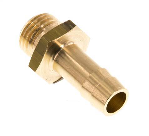 G 1/4'' Male x 9mm Brass Hose barb 16 Bar [5 Pieces]