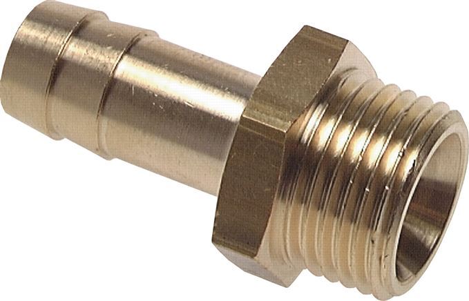 G 3/8'' Male x 9mm Brass Hose barb 16 Bar [5 Pieces]