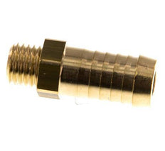 M12x1.5 Male x 13mm Brass Hose barb 16 Bar [5 Pieces]