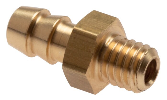 M5 Male x 2mm Brass Hose barb 10 Bar [5 Pieces]