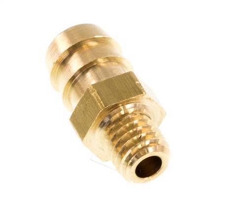 M5 Male x 6mm Brass Hose barb 16 Bar [5 Pieces]