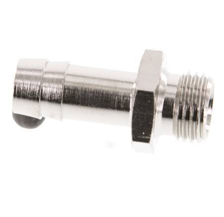 Bwintech Lot De 10 Raccords à Barbe Inoxydable - Filetage Externe BSP 1/2" X 6mm + 10 Pinces, Raccords Rapides Pour Tuyaux Pneumatiques