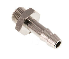 G 1/8'' Male x 6mm Nickel plated Brass Hose barb 16 Bar [5 Pieces]