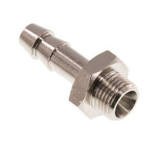 G 1/8'' Male x 6mm Nickel plated Brass Hose barb 16 Bar [5 Pieces]