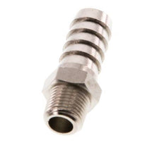 R 1/8'' Male x 10mm Nickel plated Brass Hose barb 16 Bar [5 Pieces]
