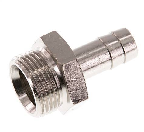 G 3/4'' Male x 13mm Nickel plated Brass Hose barb 16 Bar