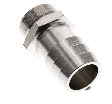 G 3/4'' Male x 25mm Nickel plated Brass Hose barb 16 Bar
