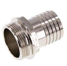 G 1 1/2'' Male x 38mm Nickel plated Brass Hose barb 16 Bar