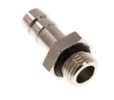 G 1/4'' Male x 9mm Nickel plated Brass Hose barb with NBR Seal 30 Bar [5 Pieces]
