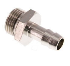 G 3/8'' Male x 9mm Nickel plated Brass Hose barb with NBR Seal 30 Bar [5 Pieces]