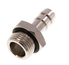 G 3/8'' Male x 9mm Nickel plated Brass Hose barb with NBR Seal 30 Bar [5 Pieces]
