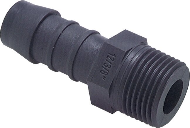 R 3/8'' Male x 6mm PA 6 Hose barb 10 Bar [10 Pieces]