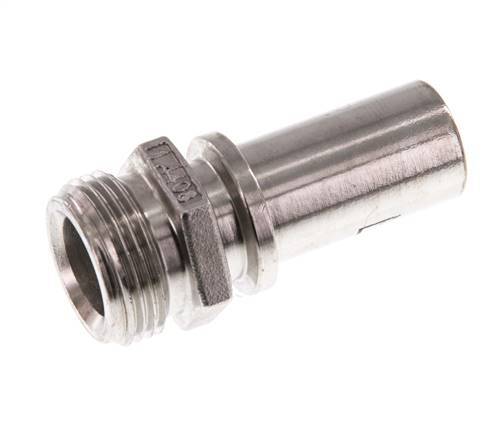 G 3/4'' Male x 19mm Stainless steel Hose barb with Safety Collar DIN 2817
