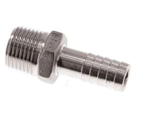 R 1/2'' Male x 13mm Stainless steel Hose barb 16 Bar