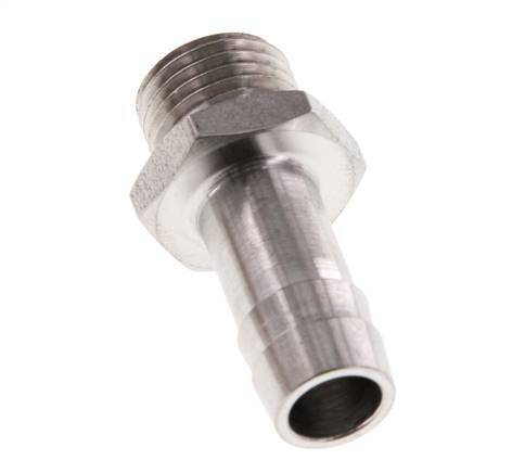 G 1/4'' Male x 10mm Stainless steel Hose barb 40 Bar