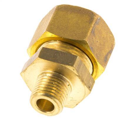 R Raccord à compression droit en laiton 1/4'' mâle x 16mm 76 Bar DIN EN 1254-2