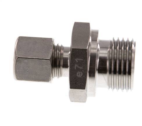 G 1/2'' mâle x 8L Raccord à compression droit en acier inoxydable 315 Bar DIN 2353