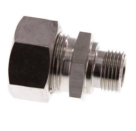 G 1/2'' mâle x 22L Raccord à compression droit en acier inoxydable 160 Bar DIN 2353