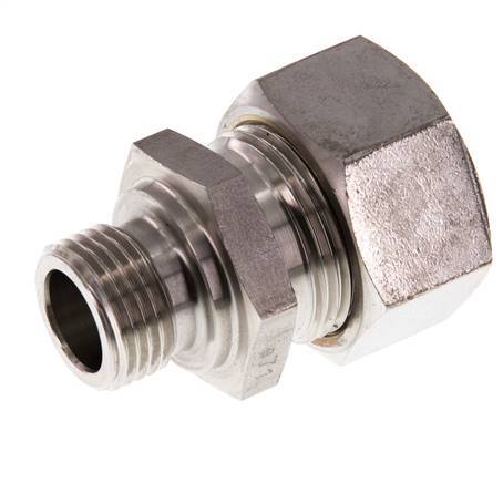 G 1/2'' mâle x 22L Raccord à compression droit en acier inoxydable 160 Bar DIN 2353