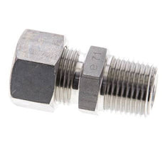 1/2'' NPT Male x 15L Stainless steel Straight Compression Fitting 315 Bar DIN 2353