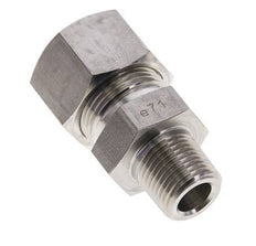 1/2'' NPT Male x 20S Stainless steel Straight Compression Fitting 400 Bar DIN 2353