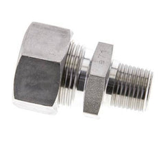 1/2'' NPT Male x 22L Stainless steel Straight Compression Fitting 160 Bar DIN 2353