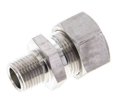 1/2'' NPT Male x 22L Stainless steel Straight Compression Fitting 160 Bar DIN 2353