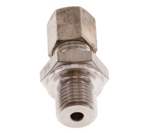 G 1/4'' mâle x 6L Raccord à compression droit en acier inoxydable 315 Bar DIN 2353