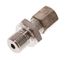 G 1/4'' mâle x 6L Raccord à compression droit en acier inoxydable 315 Bar DIN 2353